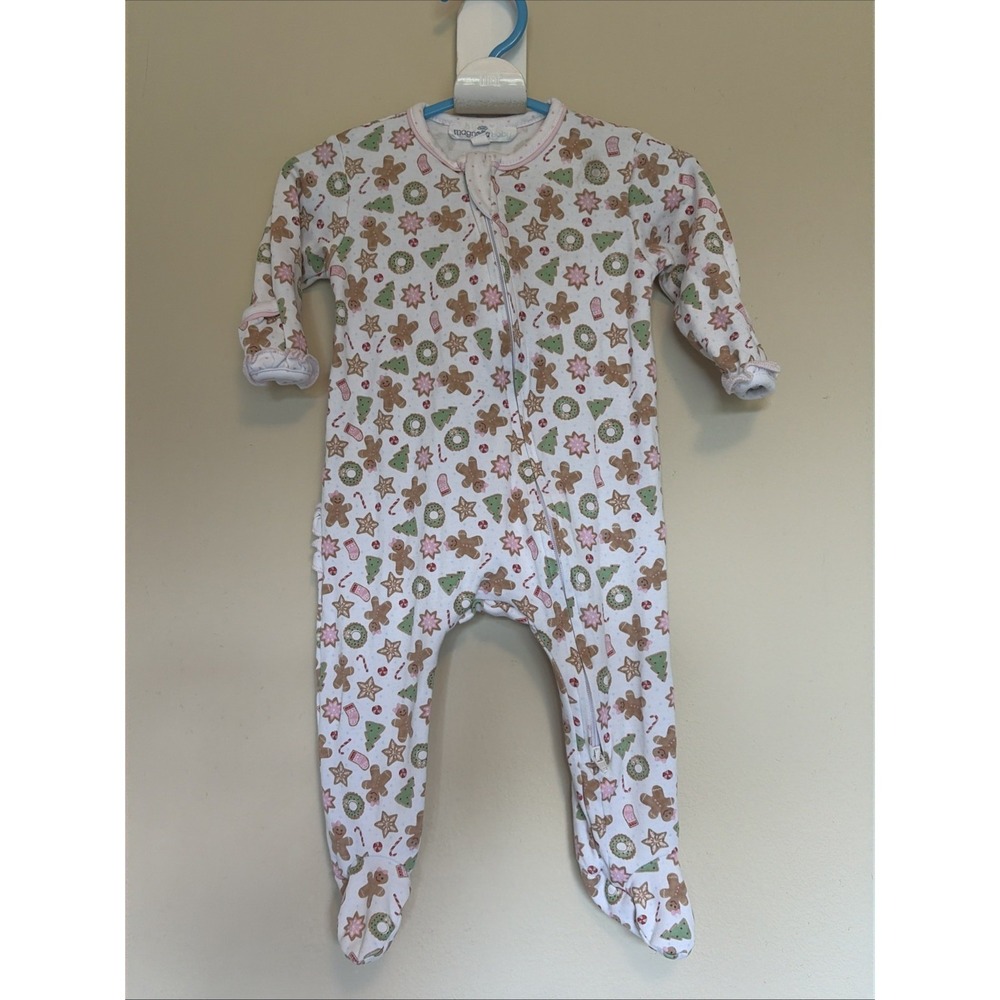 Magnolia Baby Holiday Christmas Cookie 1pc Outfit Infant Baby Girl 3M 3 Months